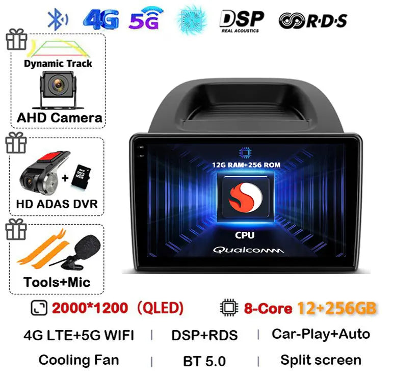 Ford EcoSport 2017-2023 Android 16 Car Stereo GPS CarPlay Touchscreen - image 7