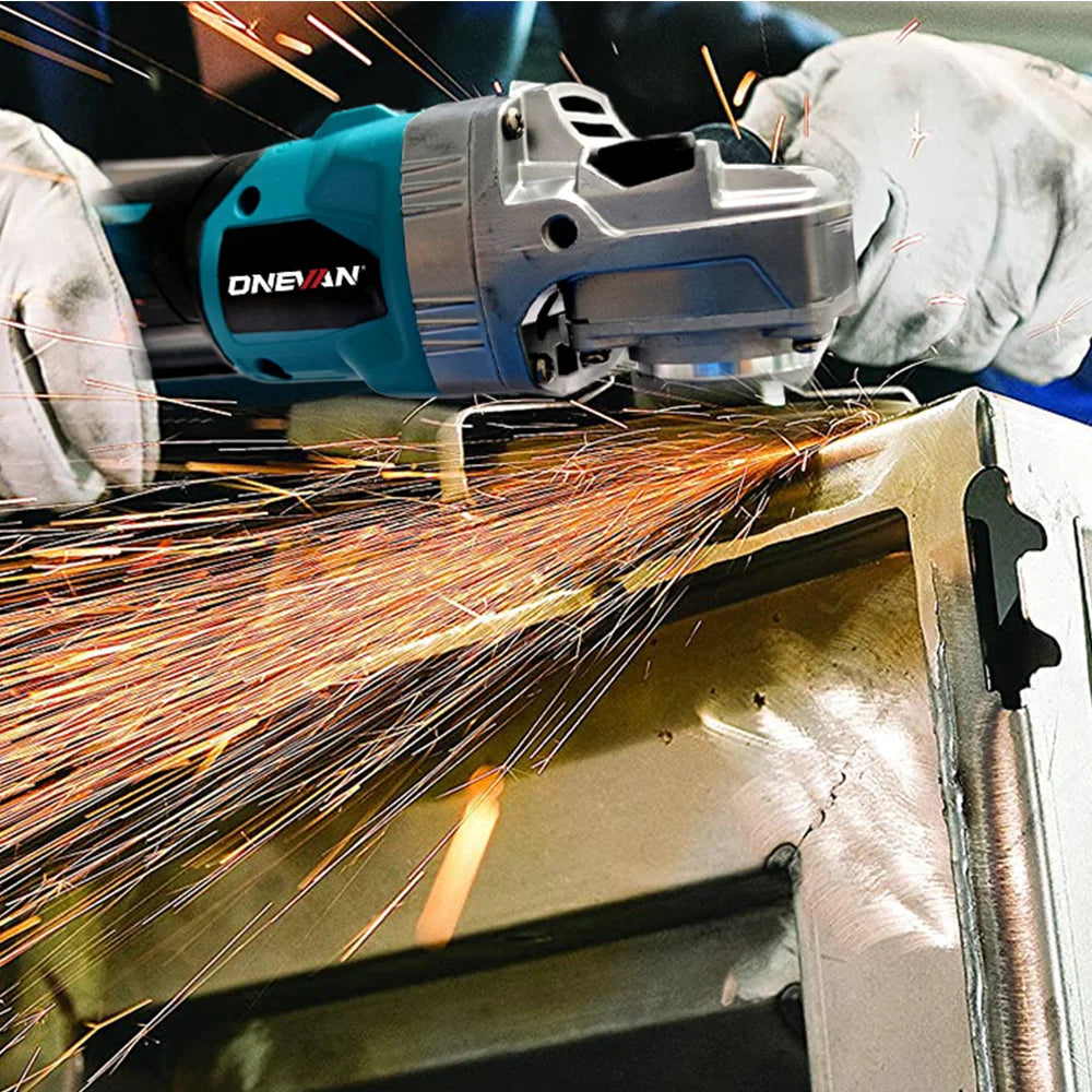 Cordless Angle Grinder 125mm 6-Speed Brushless for Makita 18V Battery - image 5