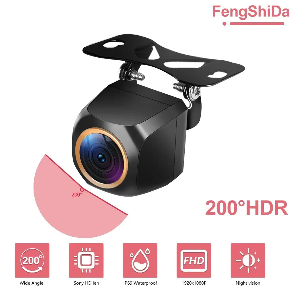 1080p 200° Fisheye AHD Rear View Camera with Night Vision - image 7