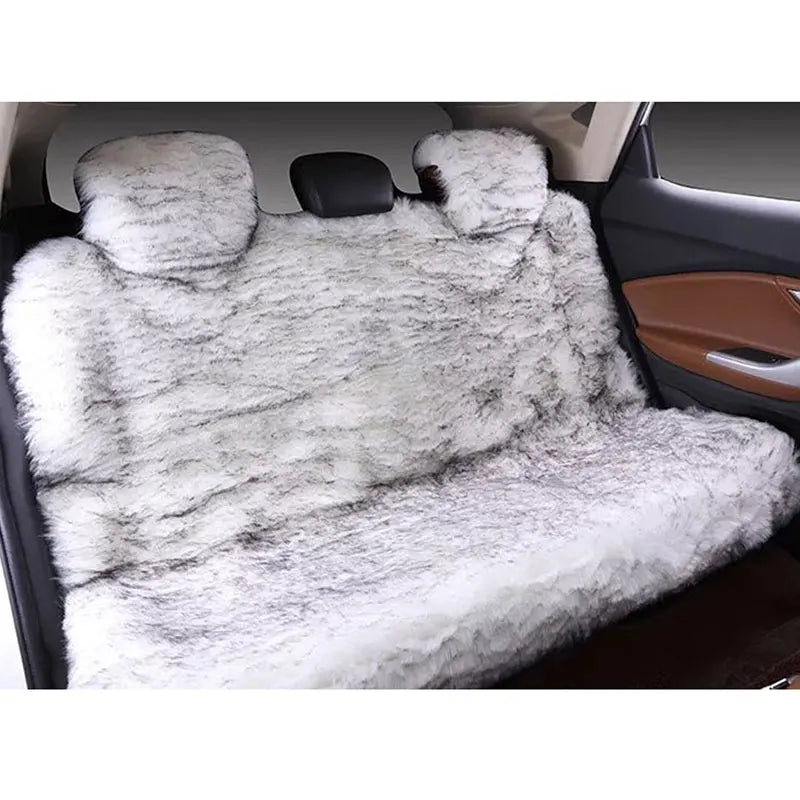 Faux Fur Plush Car Seat Cover, Universal Fit