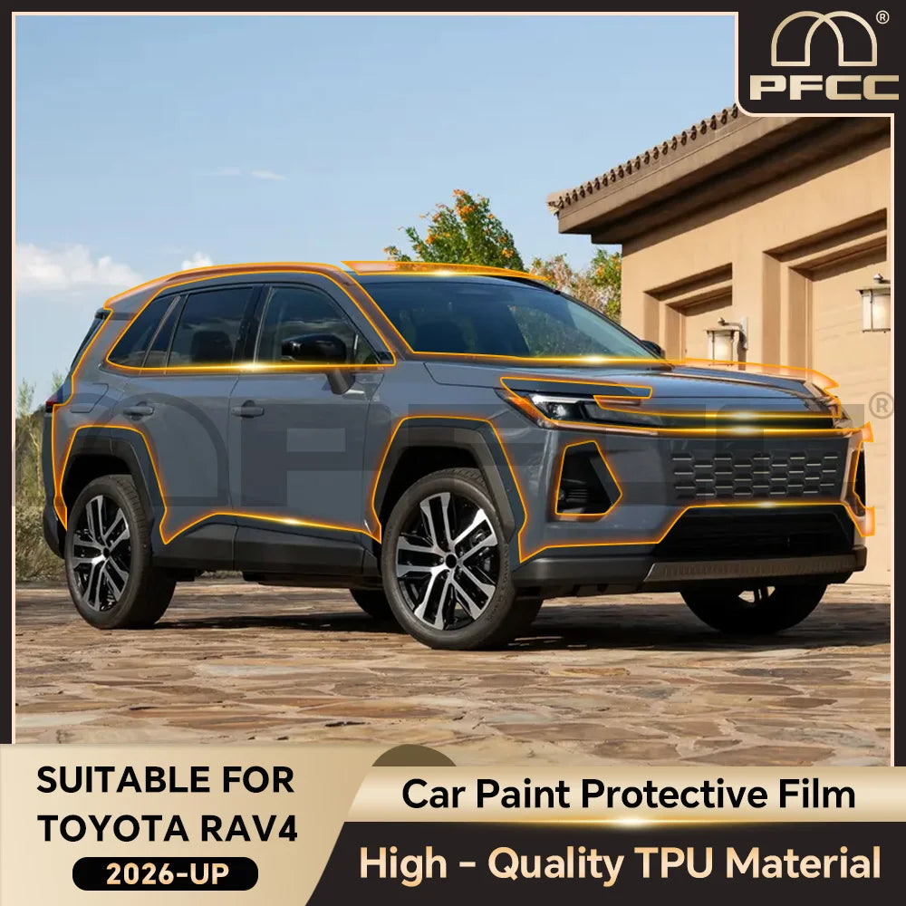 TPU Paint Protection Film for Toyota RAV4 2026-2027