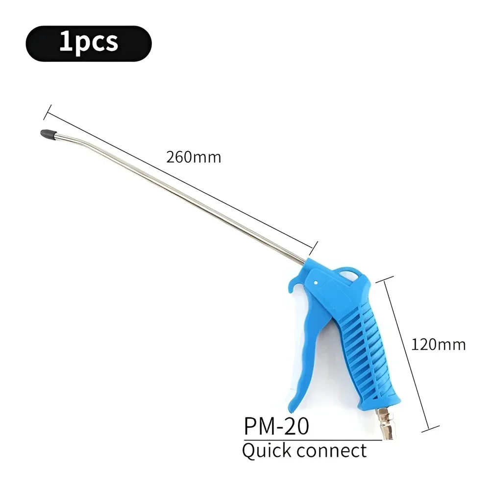 Air Blow Gun Dust Blower Cleaning Nozzle Pneumatic Tool with Hose for Compressor
