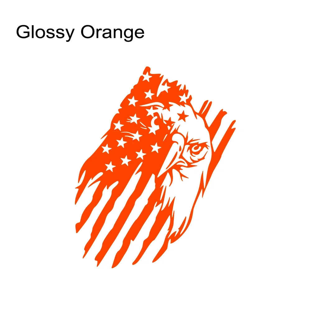 American Bald Eagle Flag Pickup Truck Tailgate Decal Sticker - image 21