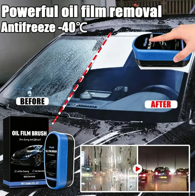 Streak-Free Car Glass Cleaner - Eco-Friendly Windshield & Mirror Spray