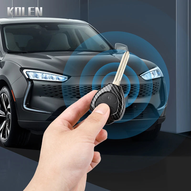 Toyota Carbon Fiber Smart Key Case Cover (Camry, RAV4, Corolla) - image 6