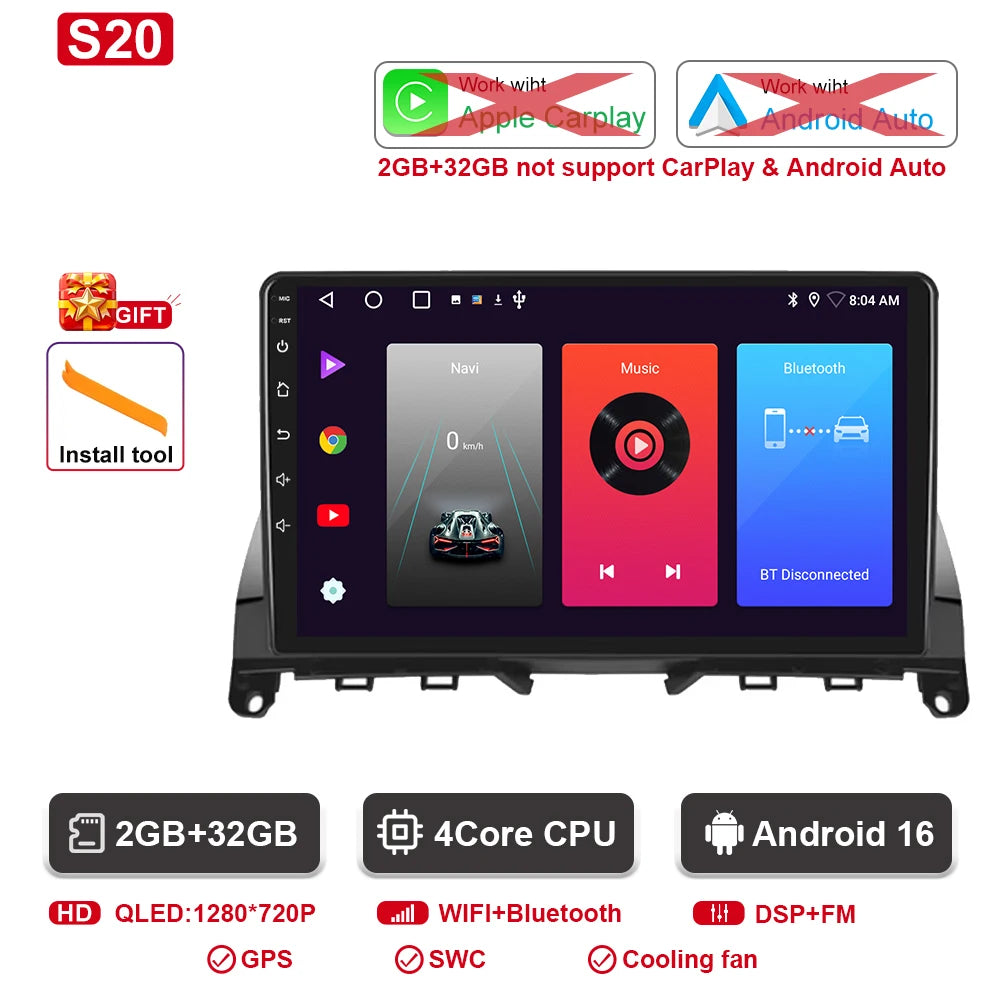 Mercedes C-Class W204 Android Multimedia System GPS & Bluetooth - image 9