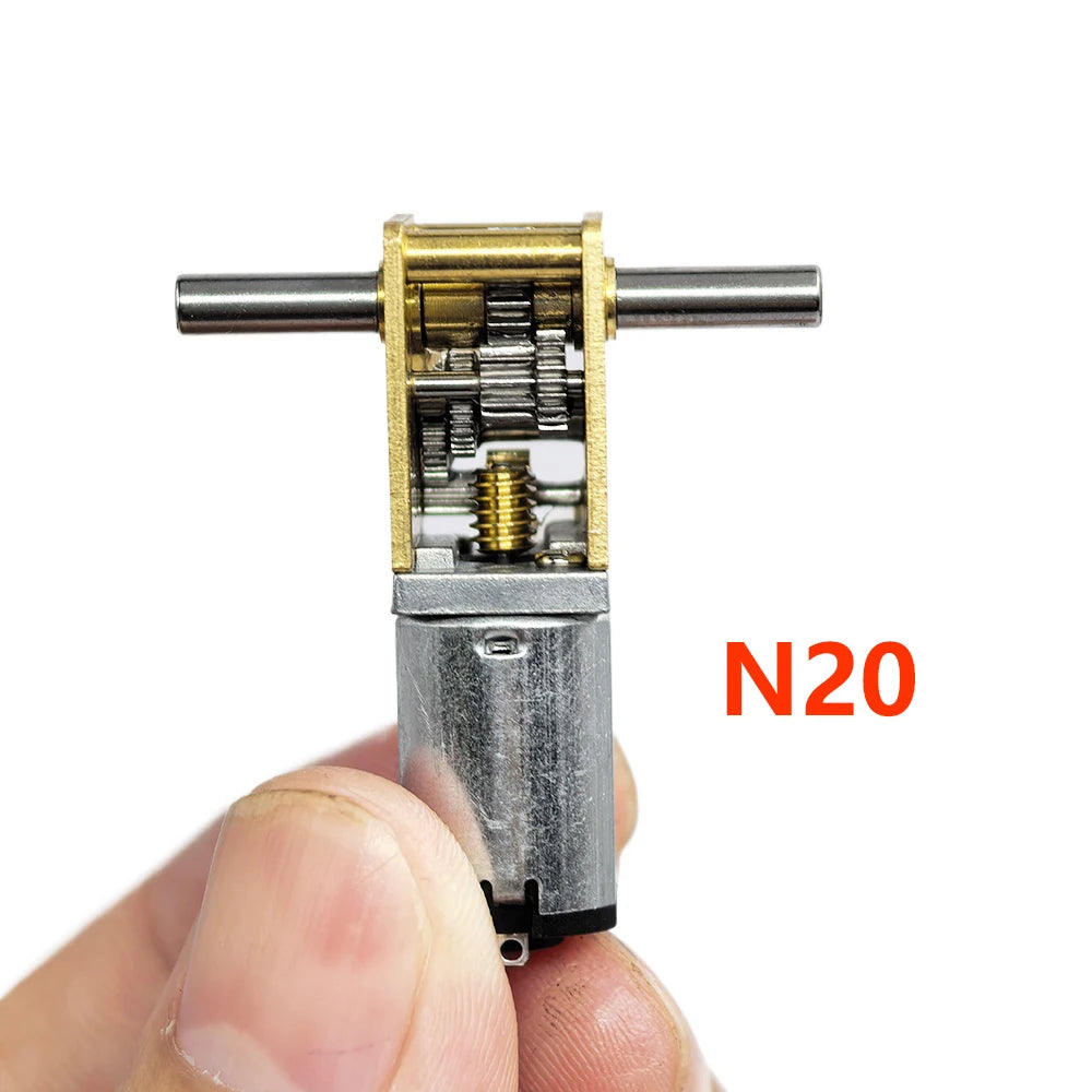 Micro Worm Gear Motor - Dual Shaft DC 3V-12V for DIY Projects - image 4