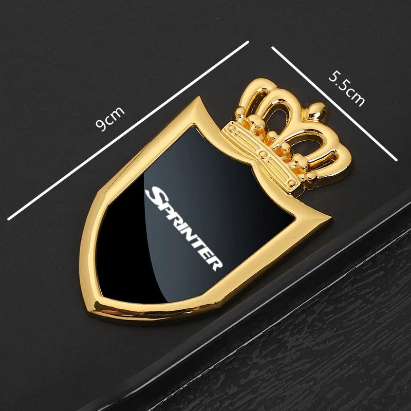 New body metal stickers window decals logo badge stickers for Mercedes Benz SPRINTER Car Accessories
