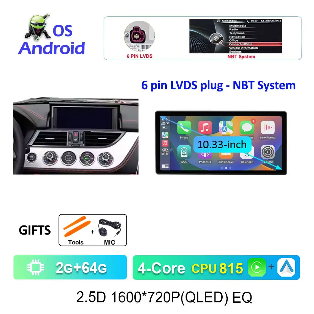 BMW 3/4 Series Android 15 Multimedia Player with CarPlay (F30-F36) - image 19