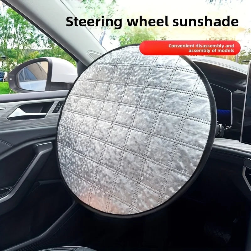 Universal Car Steering Wheel Cover with Heat Insulation and Sun Protection