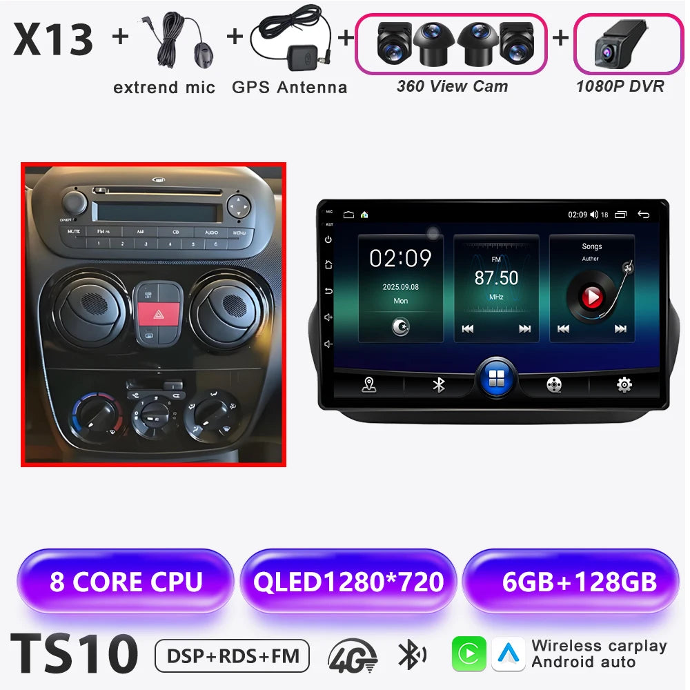 Android 16 Car Multimedia Player for Fiat Citroen Peugeot - image 10