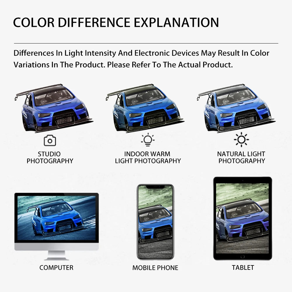 3D Carbon Fiber Vinyl Wrap - Self-Adhesive Car & Bike Film - image 6