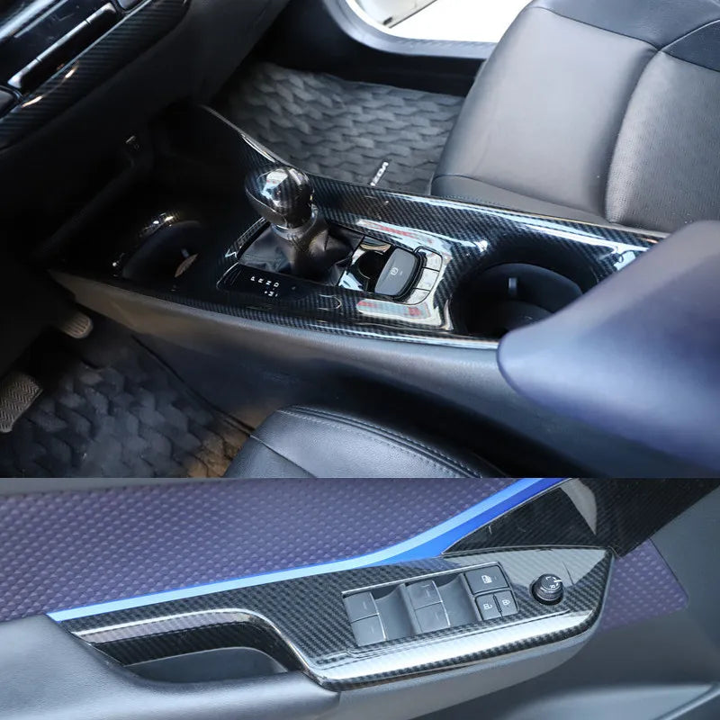 Toyota C-HR Carbon Fiber Window Switch Cover 2017-2023 - image 3