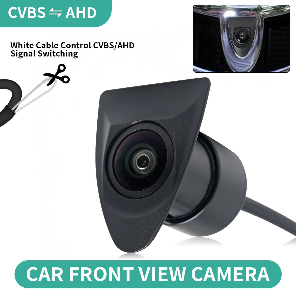 AHD Waterproof Front View Camera for Toyota Corolla & RAV4