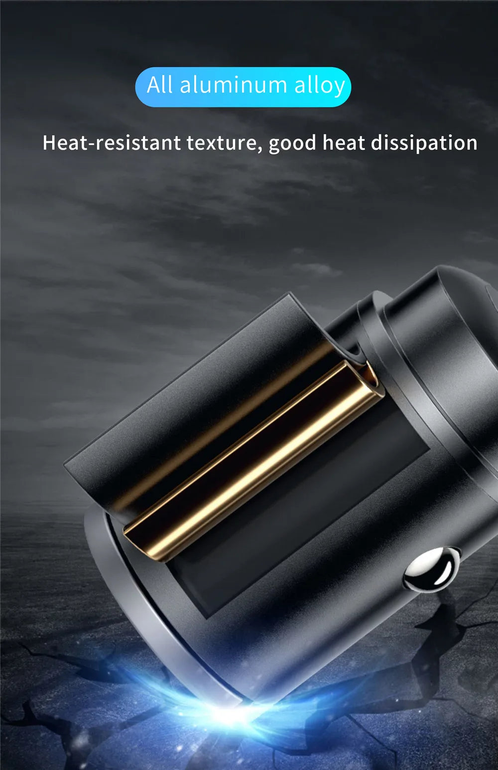 Dual USB Car Charger 30W Type-C & USB Fast Charging Adapter - image 13