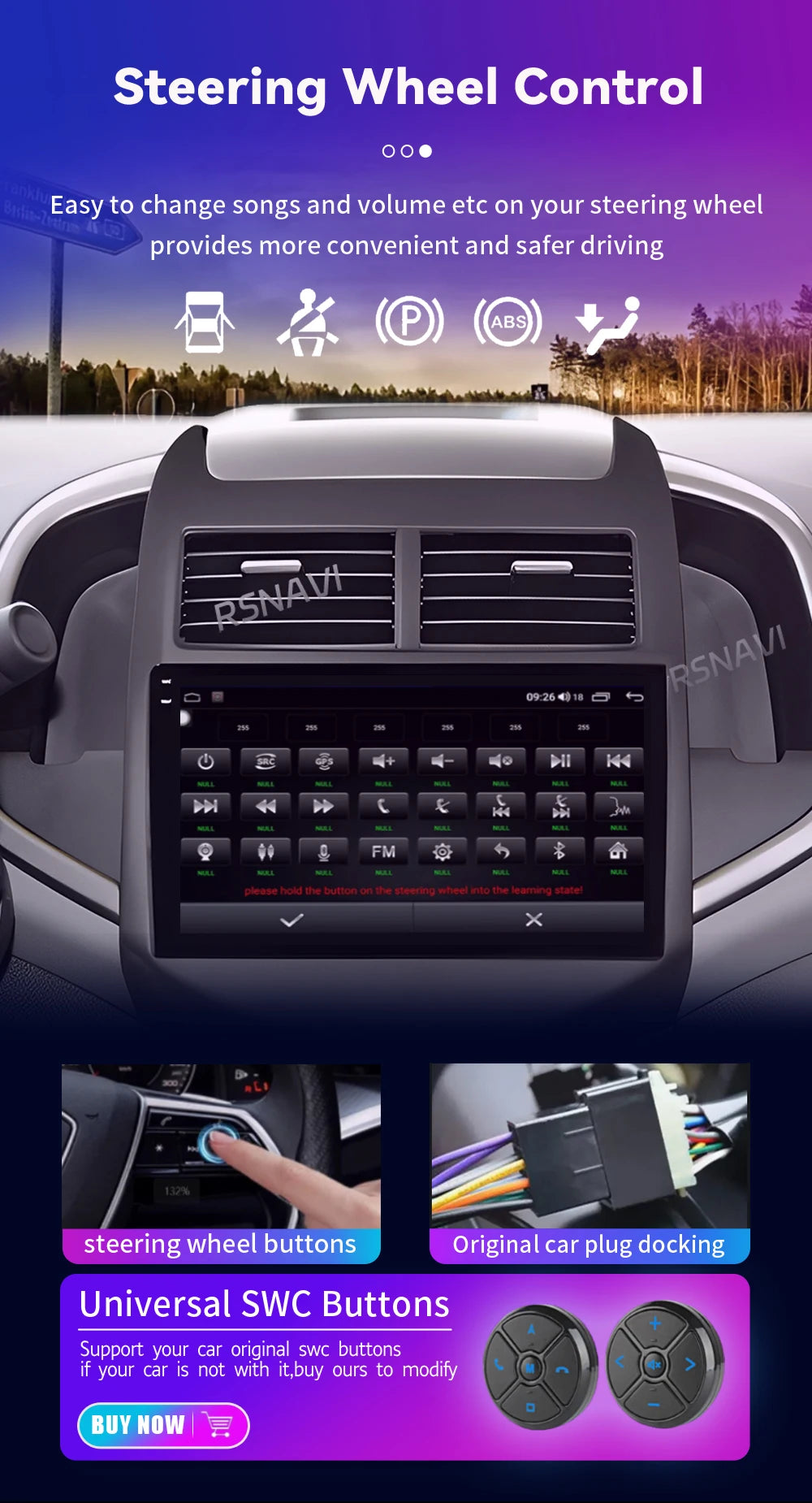 9-Inch CarPlay & Android Auto Radio for Chevy Aveo/Sonic (2011-2015) - image 27