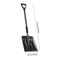 Snow Shovel with Adjustable Length D-Grip Handle Driveway Scoop Shovel for Car Snow Removal Portable for Home Garage Garden Camp