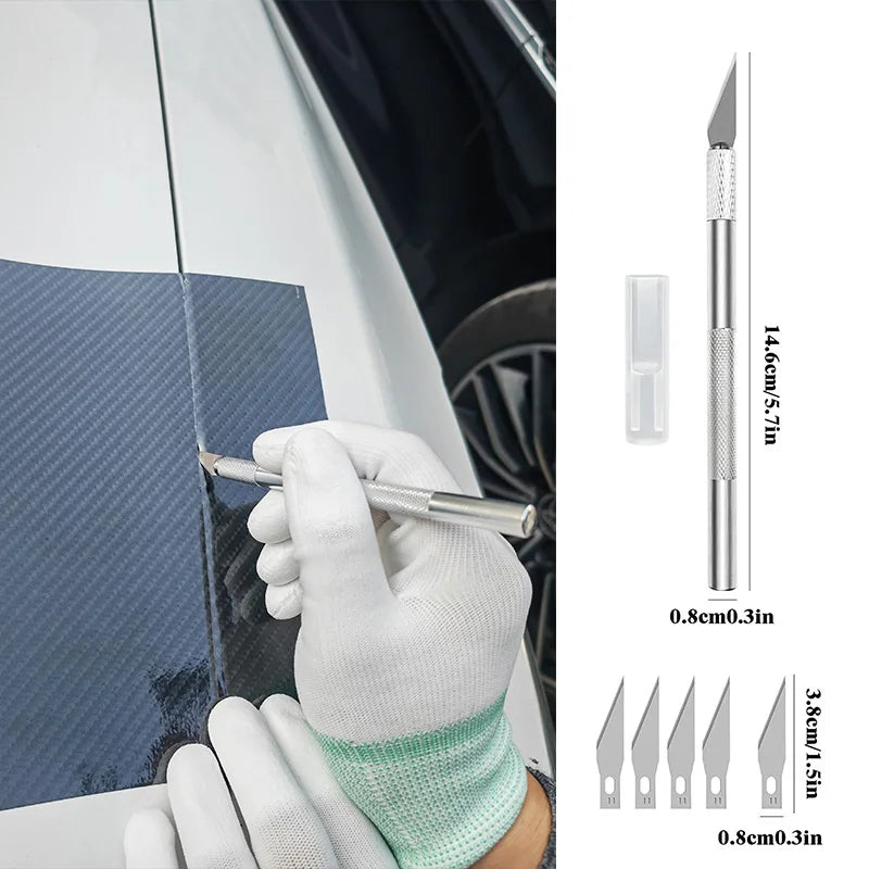 Car Vinyl Wrap Tool Kit - Squeegee, Scraper & Film Installer - image 5