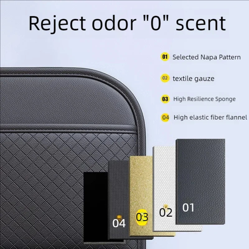Car Seat Back Organizer with Kick Mat