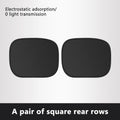 Static Cling Car Side Window Sun Shade, 4-Layer UV-Blocking Cover