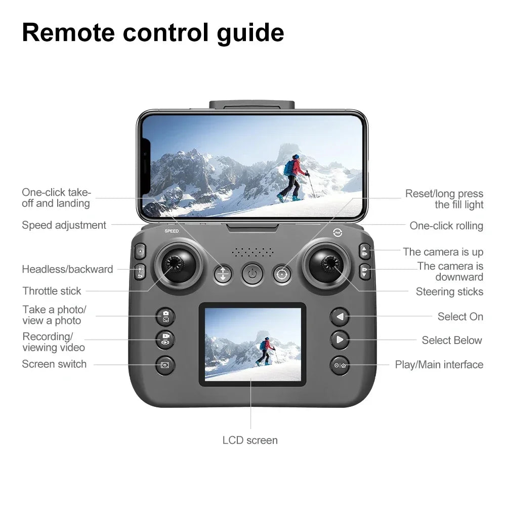 Lenovo V666 Drone with 8K Dual Camera, 5G WiFi & Obstacle Avoidance - image 35