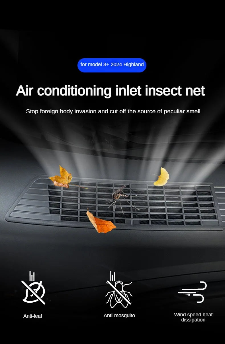 Air Inlet Vent Cover for Tesla Model 3 and Model Y
