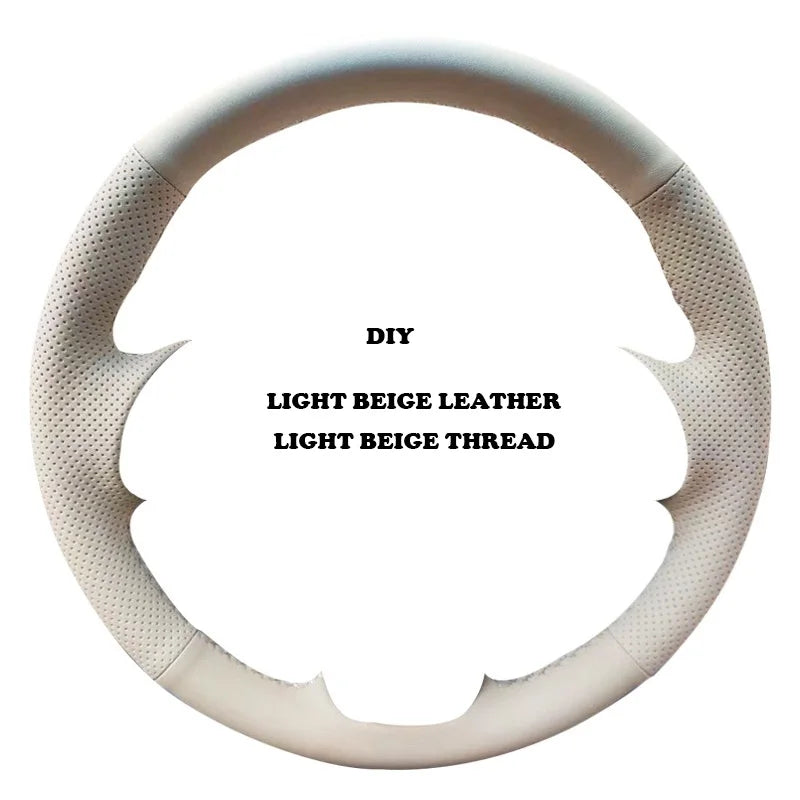 Custom Leather Steering Wheel Cover for Toyota iQ (2009-2013) - image 15