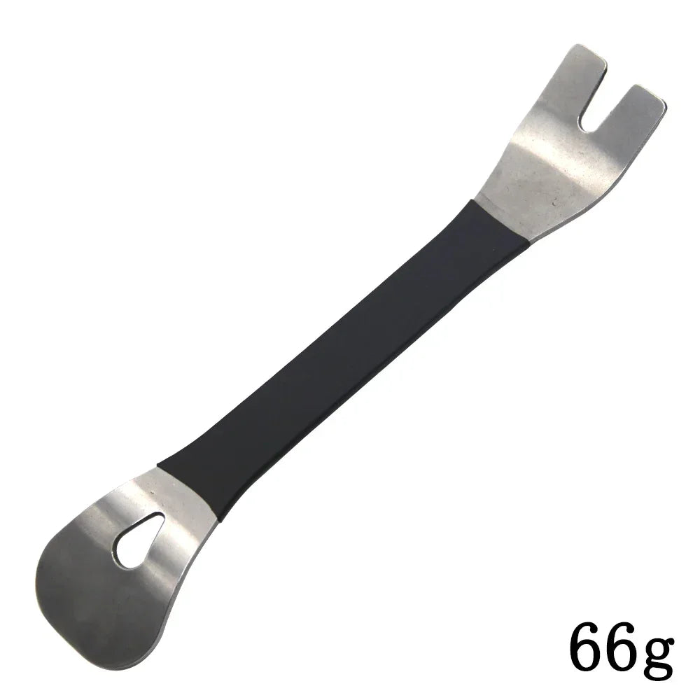 ZEXEF Stainless Steel Buckle Pry for Car Door Rod Plate Removal of Navigation Center Driver Interior Bar Panel Tool Puncher