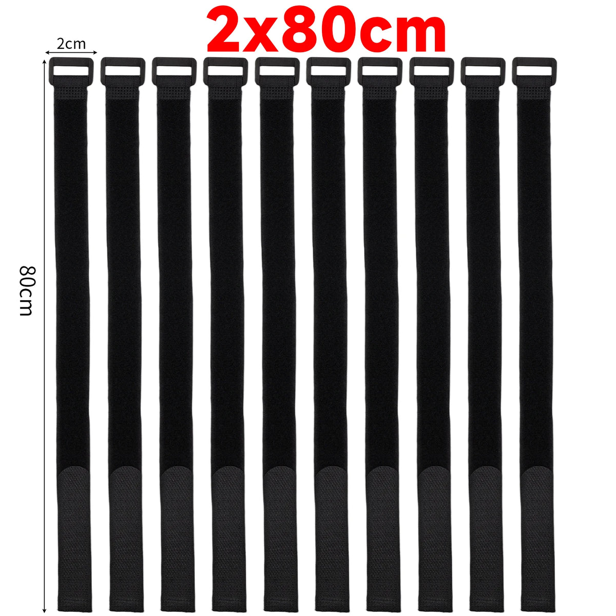 10-100pcs Reusable Hook and Loop Tie-downs Adjustable Nylon Cable Ties Nylon Fasteners Cord Straps Organizer for Securing Wires