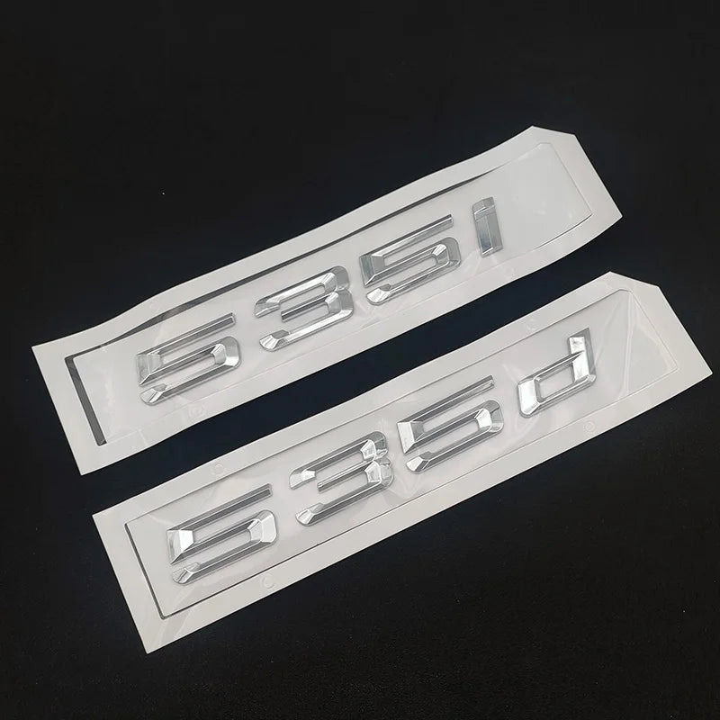 3D ABS Letter and Number Trunk Badge Emblem Set for Cars - view 13