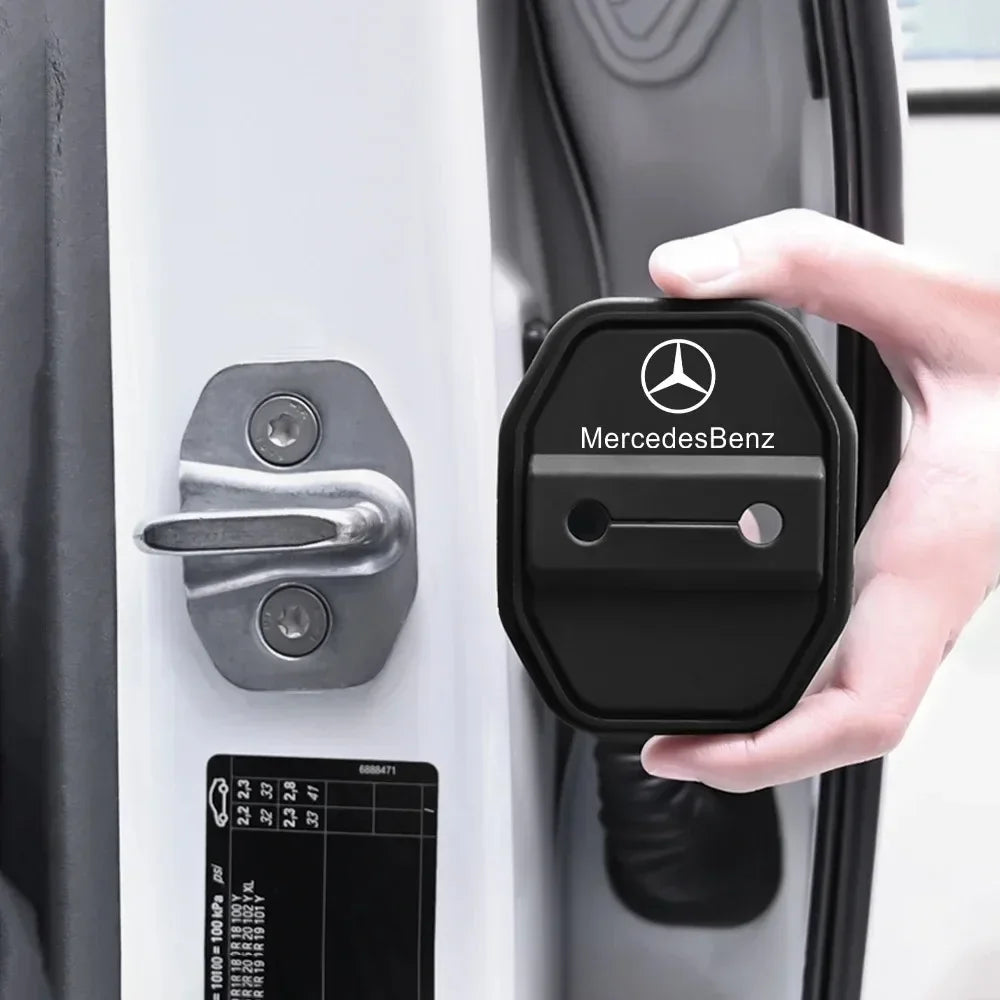 Silicone Door Lock Buckle Protector Covers for Mercedes-Benz W204 to W213 - view 14