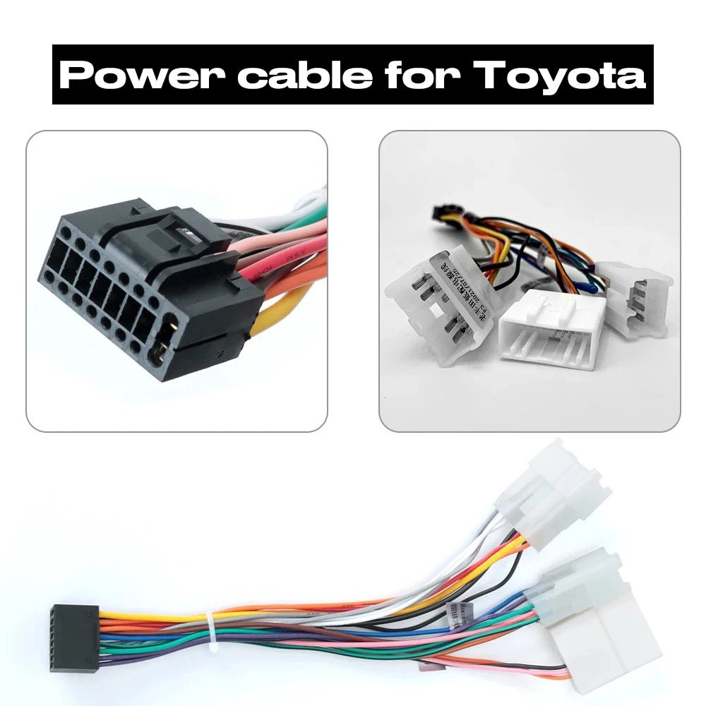 Universal ISO Car Stereo Power Cable for Toyota, Nissan, Suzuki - image 4