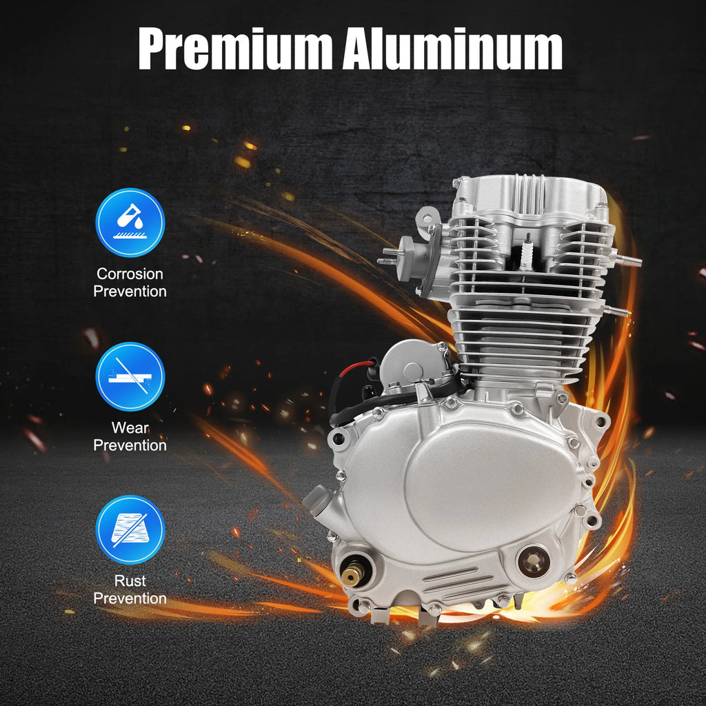 4-Stroke Replacement Engine for 200cc/250cc ATVs, Electric Start