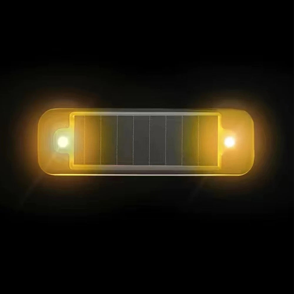 Mini Solar LED Dummy Car Alarm Light, Flashing Anti-Theft Warning Lamp