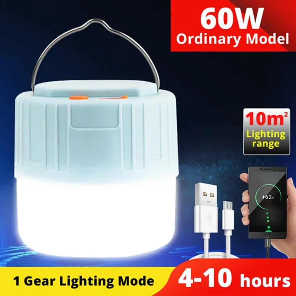 Rechargeable LED Camping Lantern & Power Bank with Remote Control