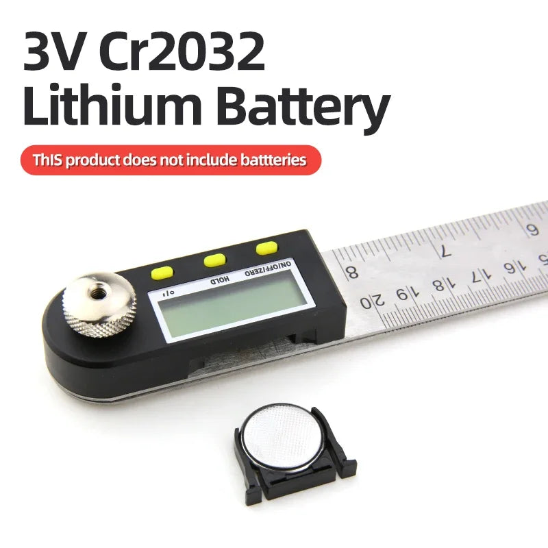 Digital Angle Gauge Protractor 0-360° LCD Display 200mm Measuring Tool - image 4