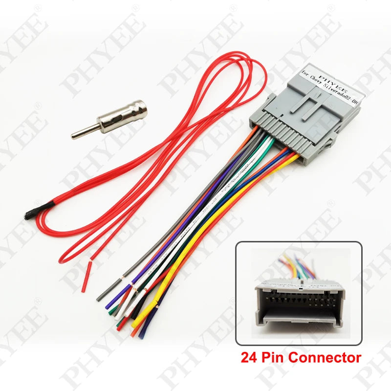 24-Pin Car Stereo Wiring Harness for Chevy GMC Buick Pontiac - image 8
