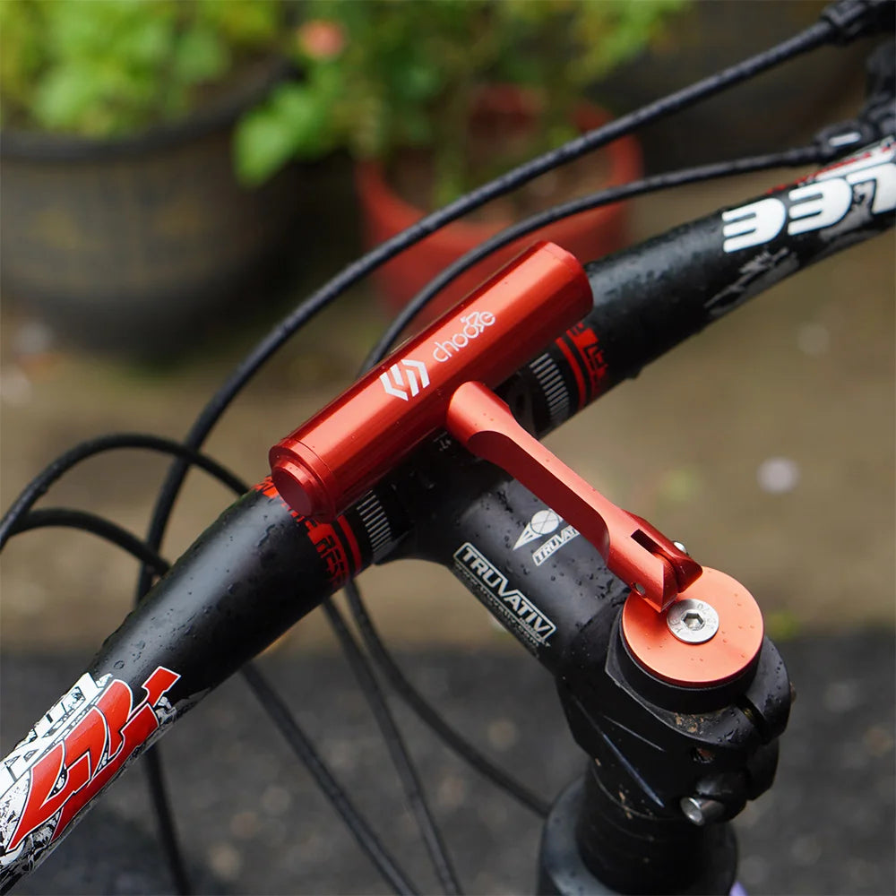 Bicycle Accessories Bike Handlebar Extended Bracket Stem Cap Integrated Cycling Computer Mount Holder Lamp Support Rack Aluminum
