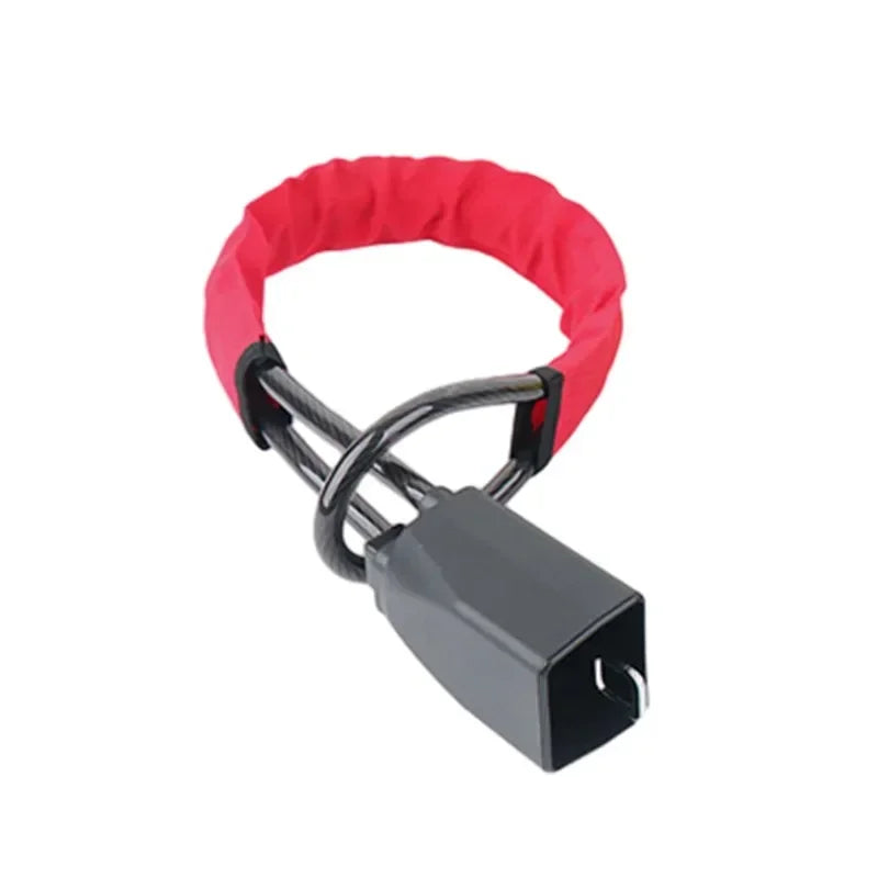 Universal Anti-Theft Steering Wheel Lock with Steel Cable Security Rope