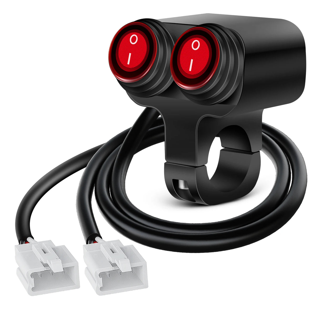 Nilight Dual Push-Button Handlebar Switch, 12V Waterproof - image 18