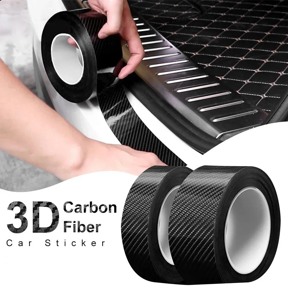 3M Carbon Fiber Car Bumper & Door Guard Protection Film - image 5