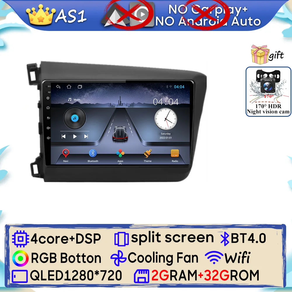 Android 15 Car Radio for Honda Civic 2012-2015 | GPS & Bluetooth - image 7