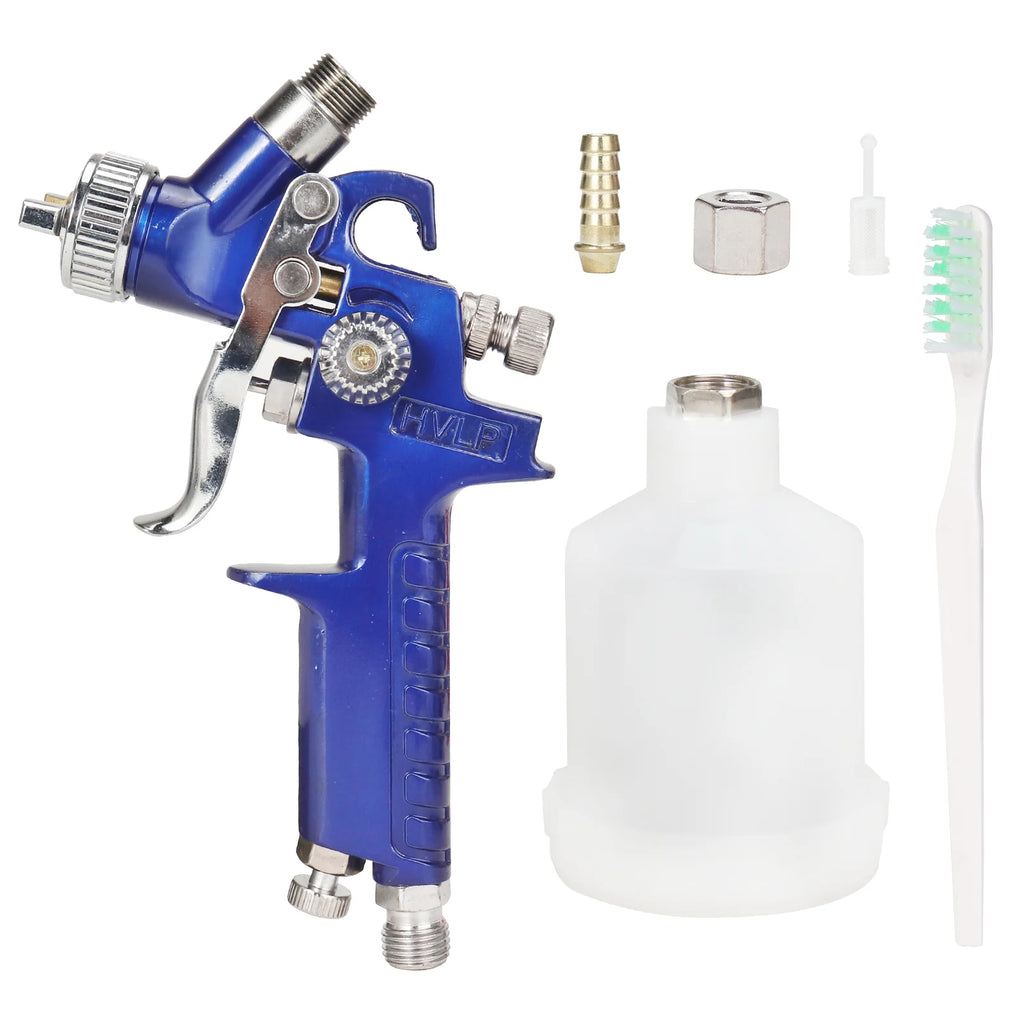Mini Air Paint Spray Gun H-2000A Professional HVLP Mini Paint Spray Gun 0.8/1.0mm Nozzle F Painting Car Aerograph Pneumatic Gun