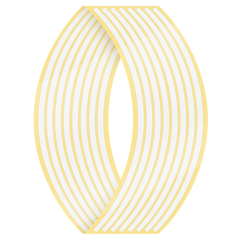 Reflective Wheel Rim Stripe Tape Set for 14-18 Inch Motorcycle Rims