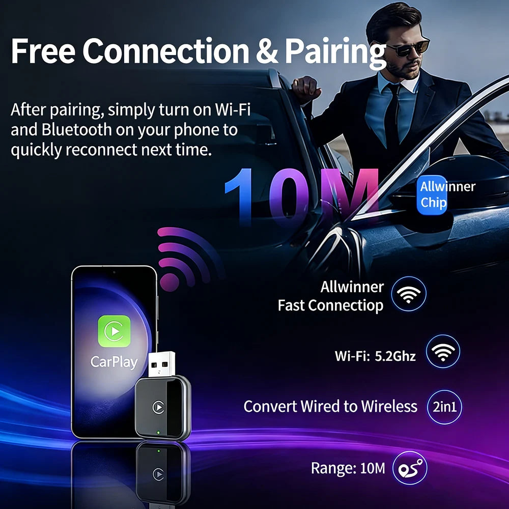 Wireless CarPlay Adapter for iPhone - Plug & Play - image 4