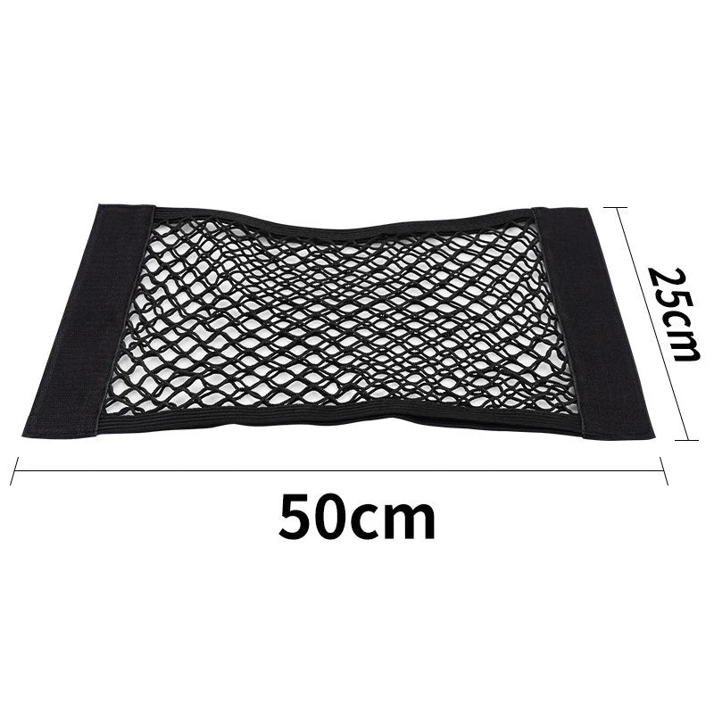Car Accessories Organizer Net Mesh Seat Elastic Magic Storage For Baseus Car Stuff Byd Rav4 2023 Accessories Xc60