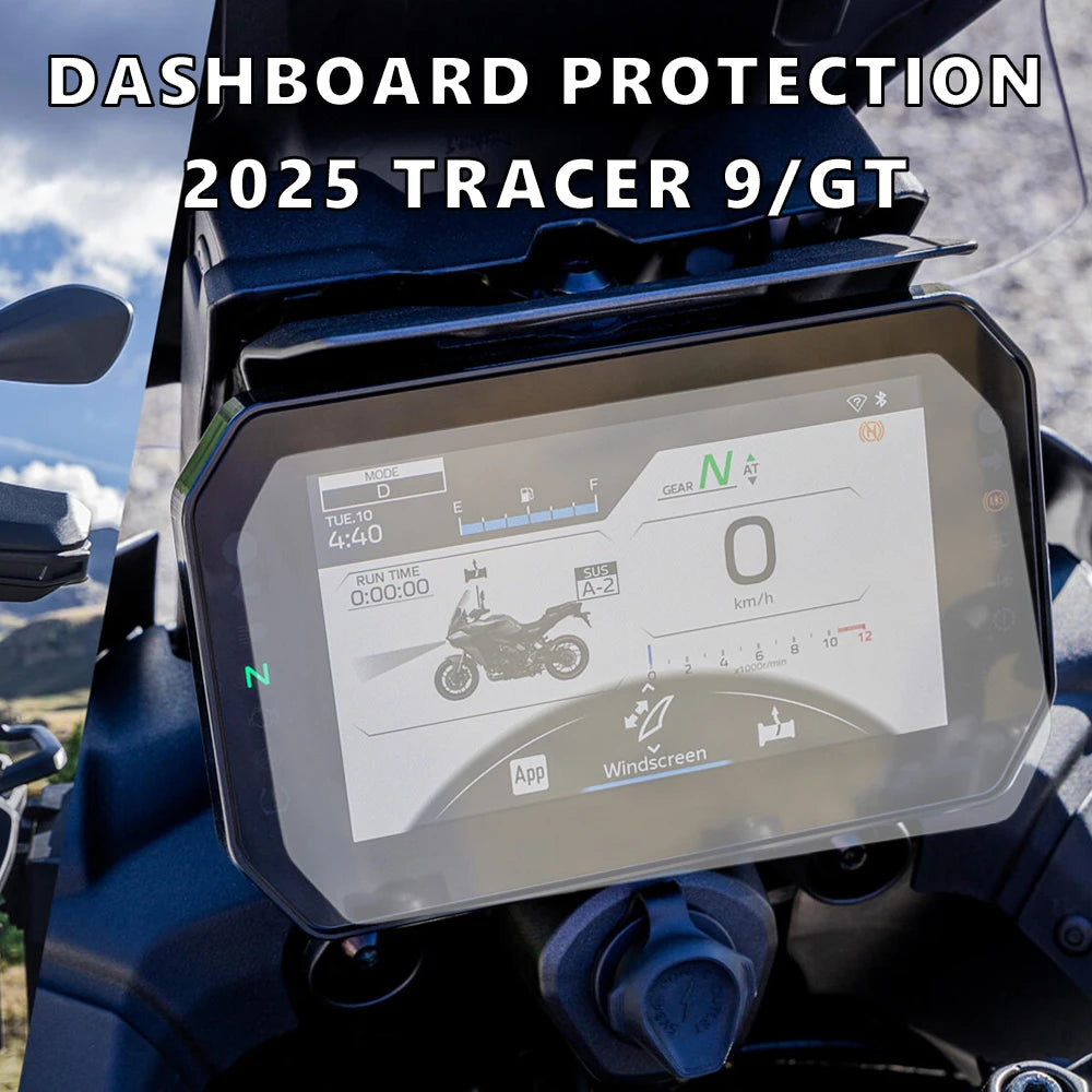 Dashboard Screen Protector Film for Yamaha Tracer 9 and 9 GT