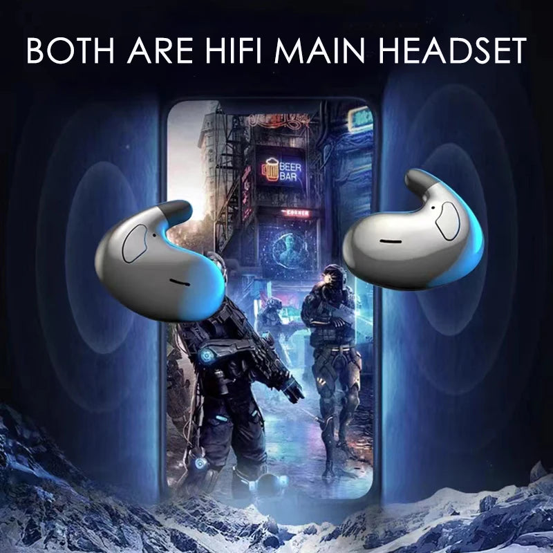 SK Ultra-Thin Wireless Sleep Earbuds, Bluetooth 5.3 - image 4