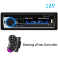 Car Radio 1 Din Stereo Player Digital Bluetooth MP3 Player FM Radio Stereo Audio Music USB With In Dash AUX Input