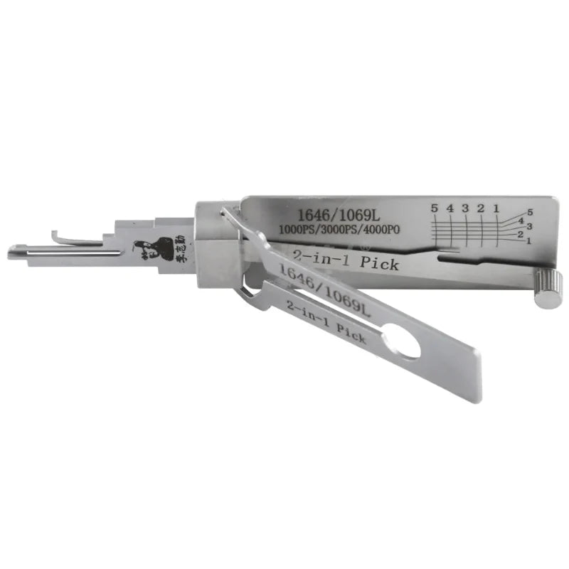 Lishi 2-in-1 Locksmith Tool for Home Door Locks (R52/KW1/SC1) - image 13